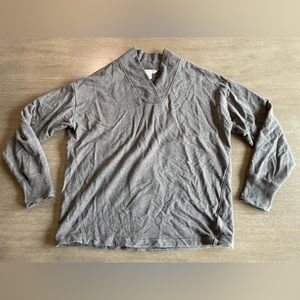 Athleta Charcoal Dark Grey Pullover Sweatshirt Hoodie XL